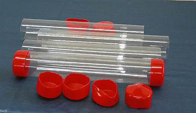 20 - 2 x 36 Cardboard Mailing Shipping Tubes W End Caps